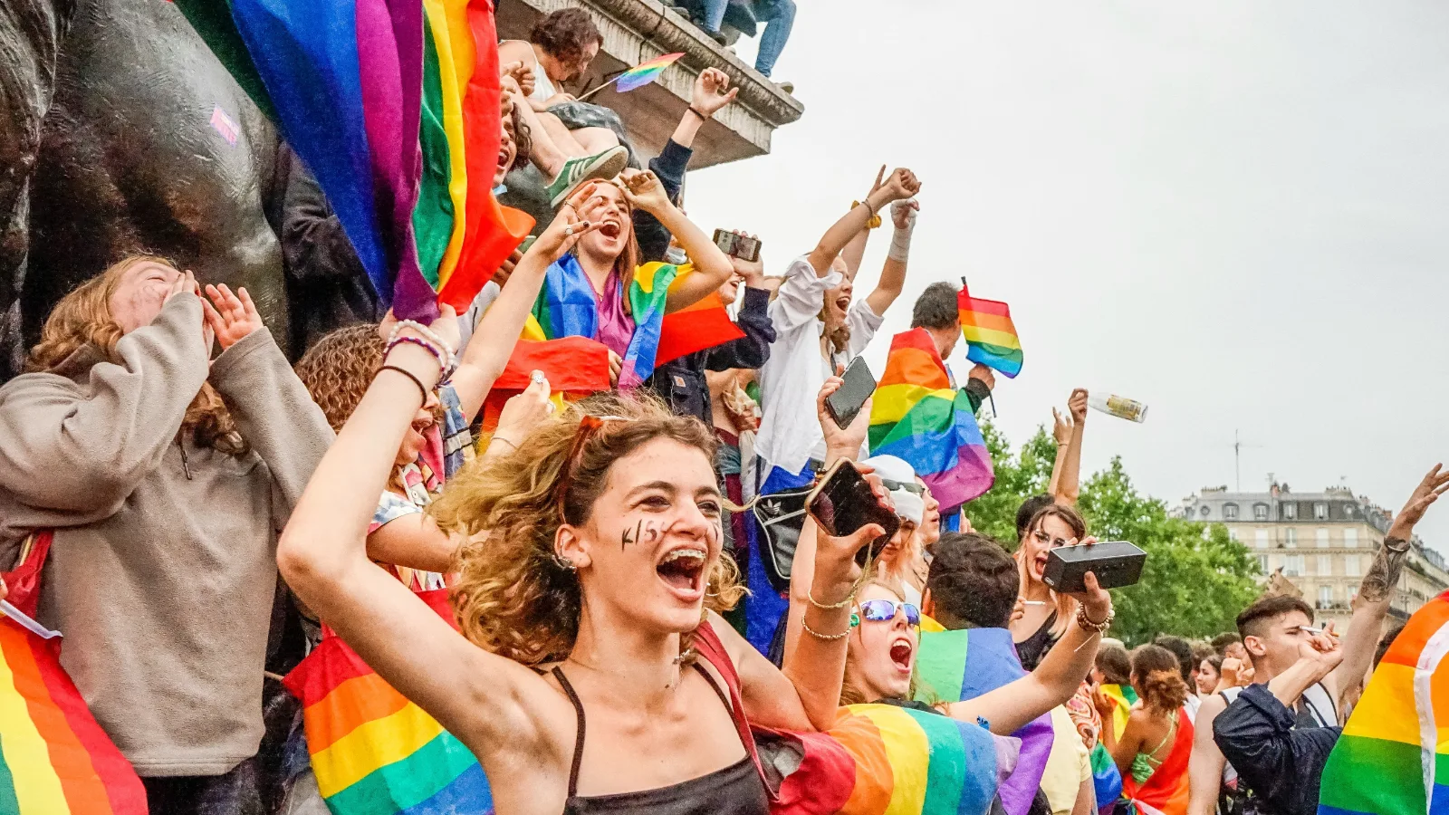 Pride protest